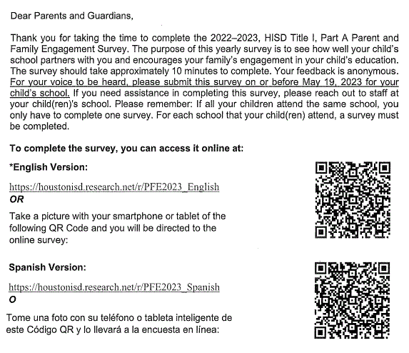 Title I Parent Meeting 2022 2023 English 